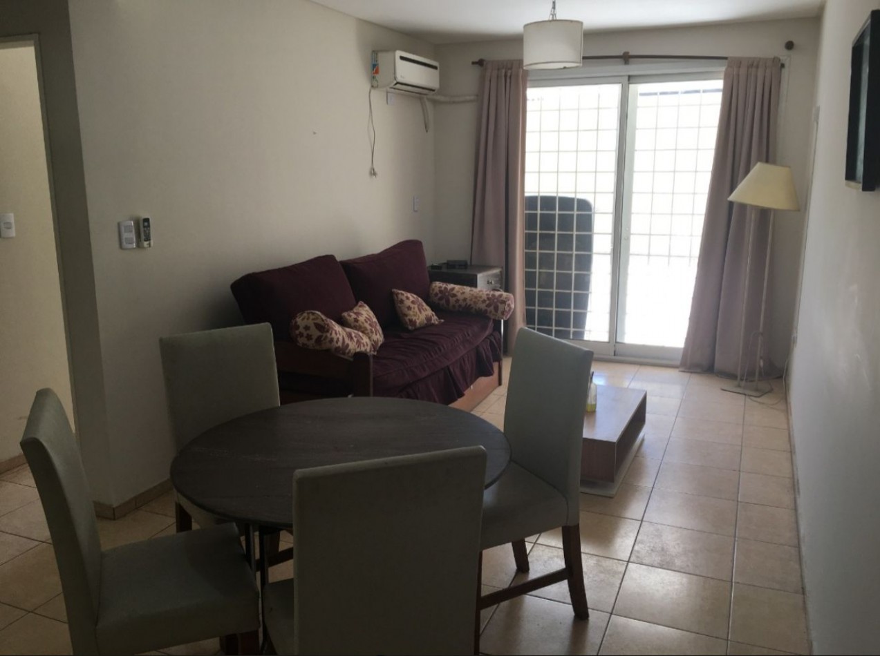 Dpto 1 dorm. Amoblado, barrio norte